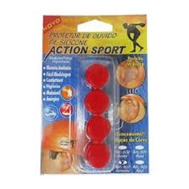 Imagem de Protetor Vermelho De Silicone Para Ouvido