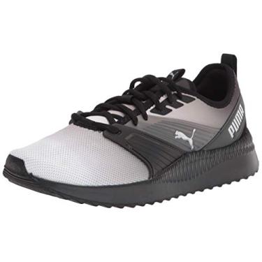 Imagem de PUMA Tênis masculino Pacer Next Ffwd, Puma - preto escuro - puma prata, 9.5 Women/11 Men