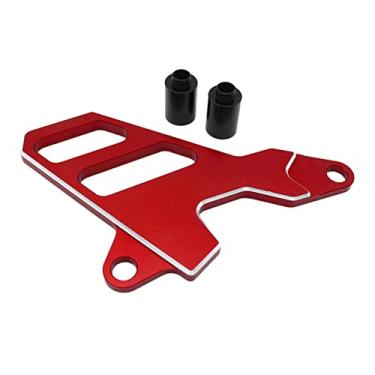 Imagem de figatia Protetor de corrente de proteção de roda dentada frontal de alumínio CNC para Suzuki Ltz400 LTZ 400 substituição profissional durável aparência elegante, vermelho
