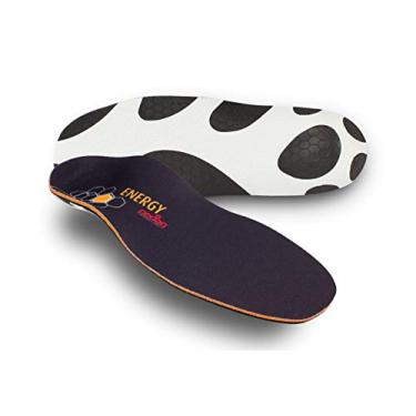 Imagem de Pedag Palmilhas ortopédicas Sportsline ENERGY – Esportes e Treinamento de Resistência – Suporte de calcanhar e arco – Absorve a Umidade e Lavável – Absorve Choque – Antiderrapante, EUA 11/12 M, EU 44/45