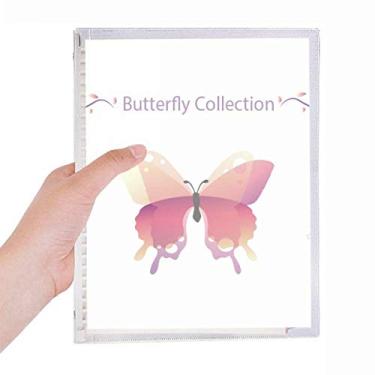Imagem de Caderno de papelaria com folhas soltas da coleção Pink Butterfly