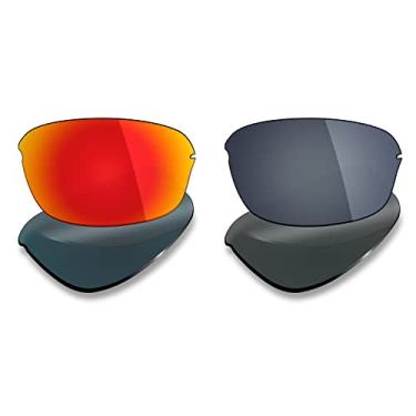 Imagem de Mryok 2 pares de lentes polarizadas de substituição para óculos de sol Oakley Half Wire 2.0 – Opções
