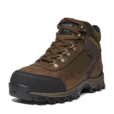 Imagem de Timberland Sapato masculino Keele Ridge Steel Safety Toe impermeável industrial caminhada trabalho ST WP, marrom: marrom, 12, Marrom: marrom, 12