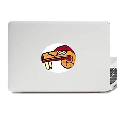 Imagem de Adesivo indiano de desenho de arte abstrata, cabeça de animal, decalque para notebook