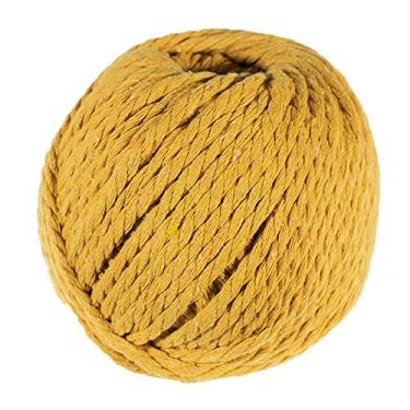 Imagem de Corda de algodão de macramê natural Craft County – Comprimento de 50 metros (ouro, 4 mm)