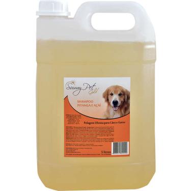 Imagem de Shampoo e Condicionador Sunny Pet Gold Pitanga e Açai Pelagem Oleosa para Cães e Gatos - 5 Litros