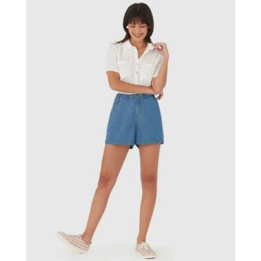 Imagem de Short Feminino Jeans Leve Comfort Malwee Ref. 110624