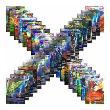 Imagem de 100 Cartas Pokemon Gx Ex E Ultra Raras Lindas E Brilhantes - Proxy