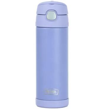 Imagem de Garrafa Térmica Infantil Adulto com Bico Thermos ®  Funtainer Lilás 470ml de Alta Qualidade - Thermos