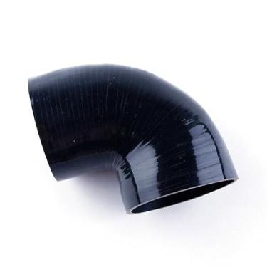 Imagem de JOIUYOLJ Mangueira de cotovelo de redução de 90 graus ID 4 a 11.0 cm (102 mm a 110 mm) para tubo de admissão de ar direto universal Turbo Intercooler reforçado 4 camadas 5,4 mm (90D-ID102-110)
