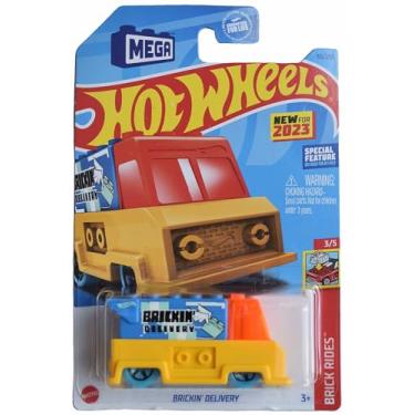 Imagem de Hot Wheels Brickin' Delivery, Brick Rides 3/5 [Yellow/Blue] 58/250