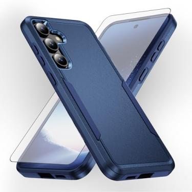 Imagem de Asuwish Capa de celular para Samsung Galaxy S24 Plus S24+ 5G com protetor de tela de vidro temperado e acessórios para celular protetora de corpo inteiro híbrido fino S24plus 24S + S 24 24+ feminino