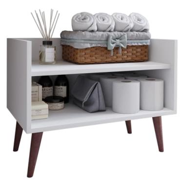 Imagem de Gabinete para Banheiro Grécia Armário Multiuso Organizador Nicho (Branco)