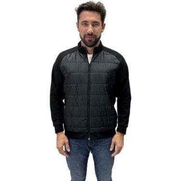 Imagem de Jaqueta Convicto Bomber Moletinho com Nylon Masculina-Masculino