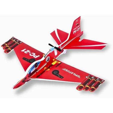 Imagem de Planador com Motor a Bateria Recarregável | Planador elétrico | Brinquedo aerodinâmico | Aeromodelo de alto desempenho | Voo suave e duradouro | Para crianças e adultos | Brincadeira ao ar livre