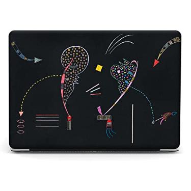 Imagem de Compatível com MacBook Pro 33.0 cm Art Case Skin, 2022, 2021, 2020-2016 versão A1706/A1989/A2159, capa rígida fosca fina com capa de teclado e protetor de tela (dois lados por Wassily Kandinsky)