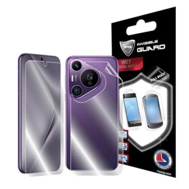 Imagem de IPG Para Huawei Pura 70 PRO Protetor de hidrogel de corpo inteiro invisível sensível à tela sensível ao toque Ultra HD película transparente antiarranhões - Liso/autorreparação/sem bolhas - Tela e