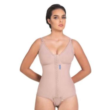 Imagem de Cinta Pós Cirúrgica Body Modelador Alça Fina Emana 118 Rigel, Preto, G
