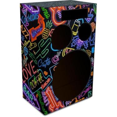 Imagem de Caixa De Som Bob Esponja Residencial Vazia 12'' Cores - OESTESOM, Neon