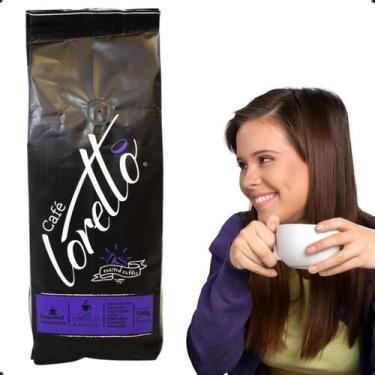 Imagem de Café Torrado e Moído Arábica Gourmet Loretto 500g - Loretto Cafés Espe