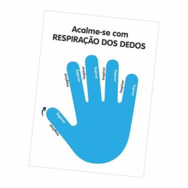 Imagem de Mão Das 5 Respirações - Crianças - Infantil - Home E Planner