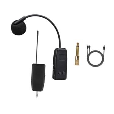 Imagem de Microfone de violino sem fio, microfone condensador instrumental com clipe, microfone de instrumentos sem fio para concertos, Clipe Curto