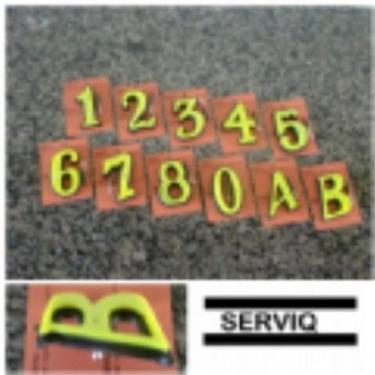 Imagem de Letra Colonial Fluorescente B - Serviq