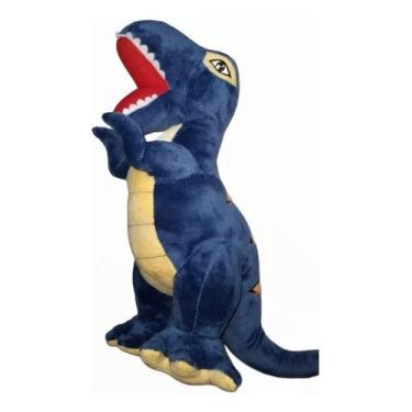 Imagem de T-rex Dinossauro De Pelúcia Aventuras Jurássicas Urso Dino, Azul