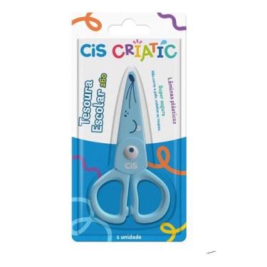 Imagem de Tesoura Escolar Ponta Redonda Cis Criatic KS260 Para crianças A Escolh