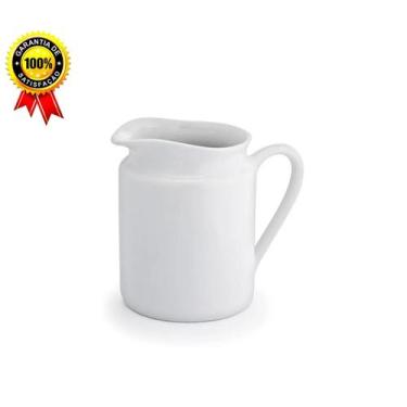 Imagem de Jarra De Porcelana 800ml Jarrinha Leiteira Suqueira Louça - PORCELANA 