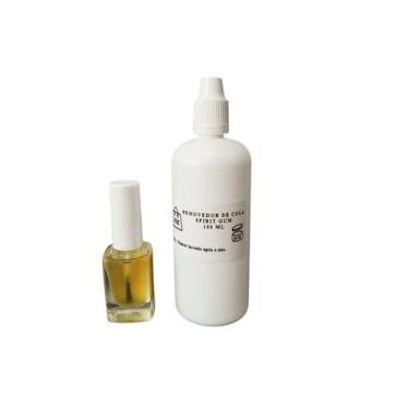Imagem de Cola Spirit Gum verniz 10ml com aplicador e removedor - Lynx