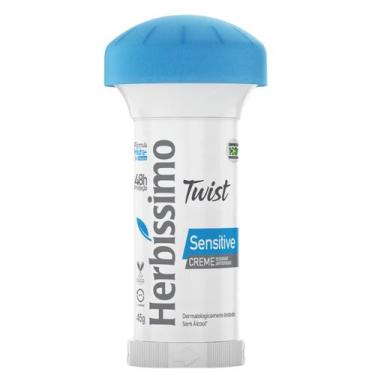 Imagem de Desodorante Twist Creme Sensitive Herbíssimo 45G - Dana - Dana Cosméti