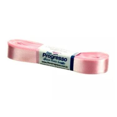 Imagem de Fita de Cetim Progresso 15mm nº3 - 10m Cor 310 Rosa Bebê - 01 unidade 