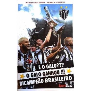 Imagem de Revista Pôster Atlético MG O Galo Ganhou! Bicampeão Br 2021 - Sport Bu