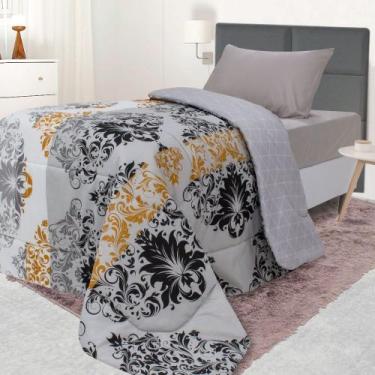 Imagem de Edredom Solteiro Dupla Face Antialergico Estampado 235x150cm - BF Colc