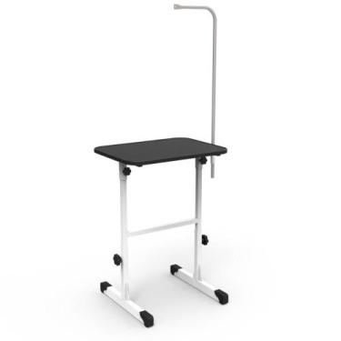 Imagem de Mesa para Tosa Pequena Minag Preta com Regulagem de Altura Tampo de 40