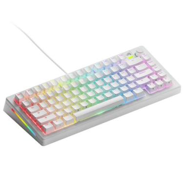Imagem de Teclado Gaming Glorious GMMK 3 RGB White - com Cabo (Ingles), branco