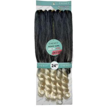 Imagem de Cabelo Cherey Jumbo Boho Onda Francesa 400g - GM Hair, Ombre Loiro