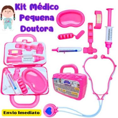 Imagem de Brinquedo Infantil De Menina Profissão Pequena Doutora Faz de Conta Me