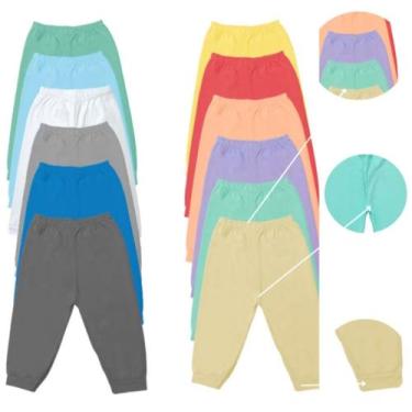 Imagem de Kit Com 5 Mijões (Culote)Com Punho Pé Aberta Malha 100% Algodão - Bel 