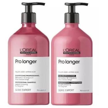 Imagem de Kit Loreal PRO Longer Shampoo 750ML+CONDICIONADOR 750ML