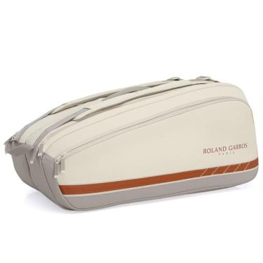 Imagem de Raqueteira Wilson Roland Garros 9 Pk 2025 Creme e Marrom
