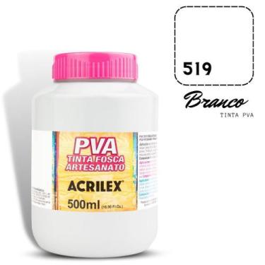 Imagem de T. Pva 500ml 519-branco - ACRILEX