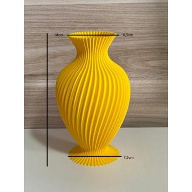 Imagem de Vaso Jarro Decorativo Clássico   Plástico  Para Flores Artificiais - G