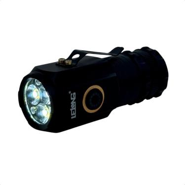 Imagem de Lanterna LED Recarregável Preta portátil Bateria de Lítio LE-8329 Com Imã 2000 lumens