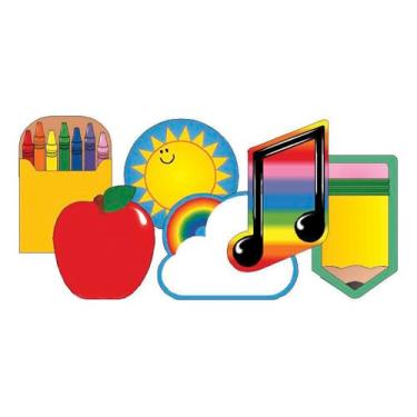 Imagem de School Smart Mini blocos de notas, 8,8 cm L x 7,6 cm C (conjunto de 6)