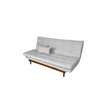 Imagem de Sofá Cama Dubai Linho Espuma D33 Gelo 185