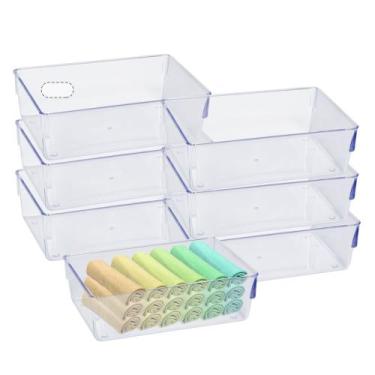 Imagem de Kit 7 Organizador De Roupas Closet Armário Acessórios Meias Toucas - P