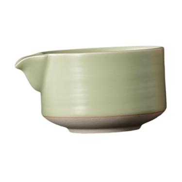 Imagem de Fenteer Matcha Bowha Tradicional Porcelana Tea Bowl Japonês Copa de chá de mistura Acessórios Matcha para amantes de chá para iniciantes Amigos, Verde