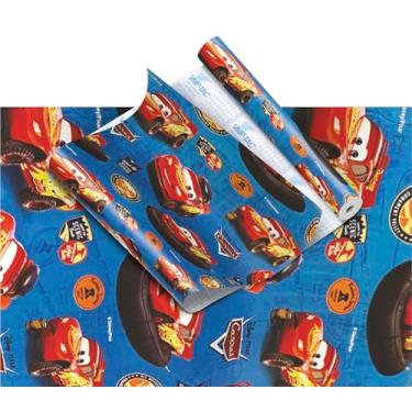 Imagem de Plastico Adesivo 45Cmx10M Cars Pvc-Rolo - 79144